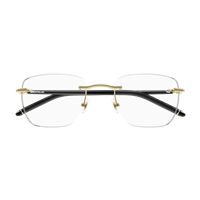 Montura de gafas Montblanc Hombre MB0274O001-GOLD-BLACK-TRANSPARENT53 - MB0274O001-GOLD-BLACK-TRANSPARENT53